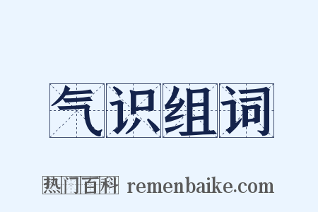 气识组词是什么意思的图片